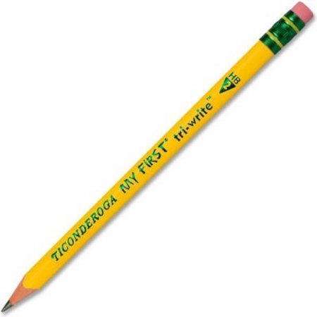 DIXON TICONDEROGA Dixon® Ticonderoga My First Tri-Write Beginner HB #2 Pencil With Eraser, 36/Box 13082